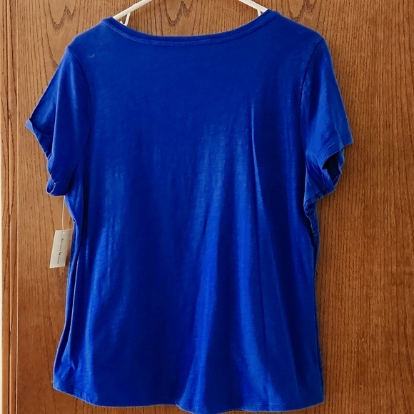 NWT Misses Studio Works Size L Lace front top - Picture 4 of 6